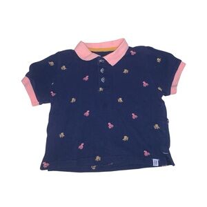 Sovereign Codes Los Angeles Kids Salmon & Navy Blue Octopus Button Down